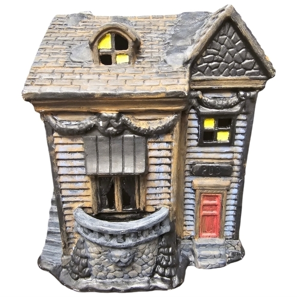 Vintage 1994 Ceramic haunted halloween house - Picture 1 of 8